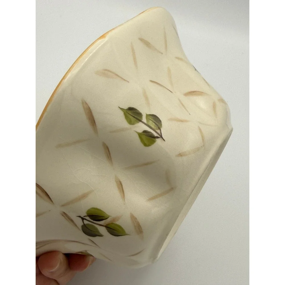 Home Interiors Sonoma Villa Handpainted Fruit Bowls Set of 2 Grapes Pears 6.5